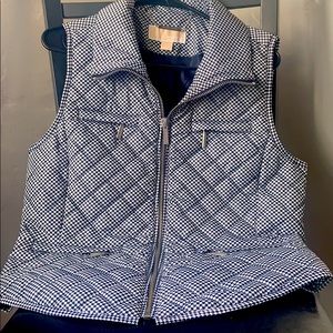 Michael Kors Chevron Print Puffy Vest